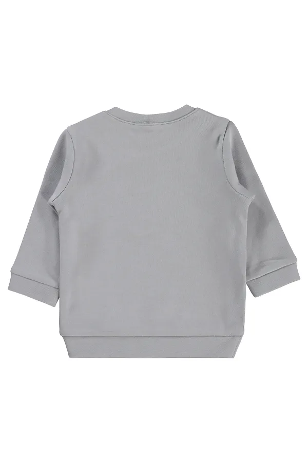 Bebek Sweatshirt 0-24 Ay Gri - Paket
