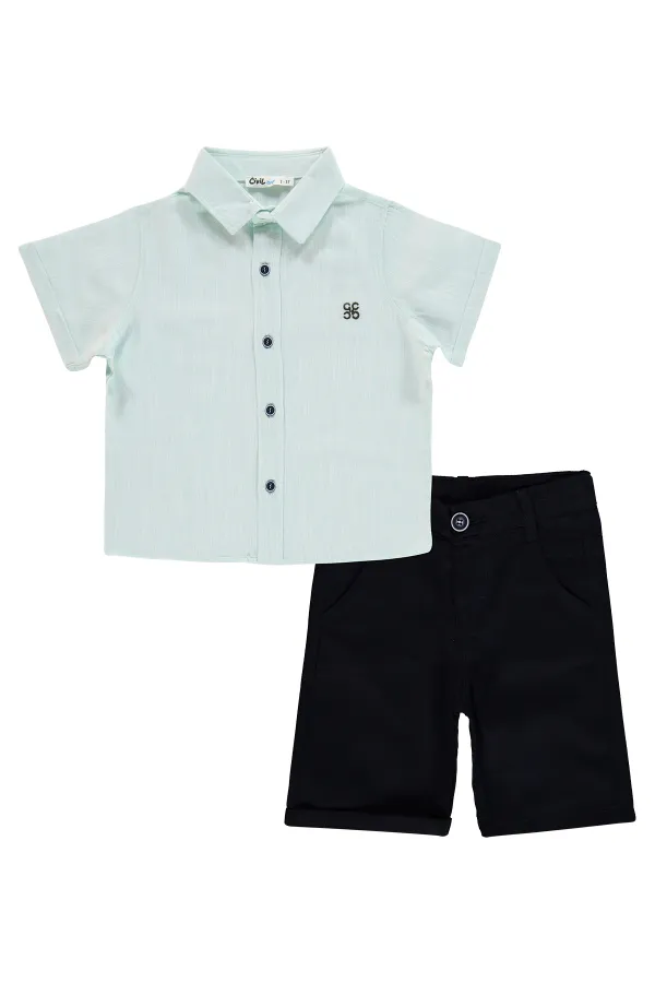Erkek Çocuk Takım 2-5 Yaş Mint - Paket
