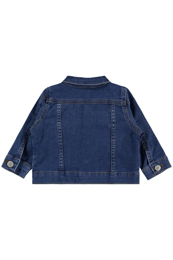 Bebek Ceket 0-24 Ay Mavi - Paket