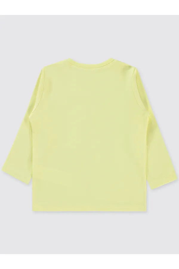 Sweat-shirt bébé jaune 0-24 mois - Lot