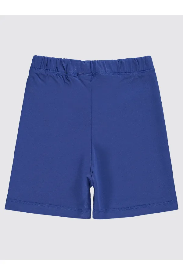 Erkek Çocuk Şort 2-5 Yaş Saks - Paket