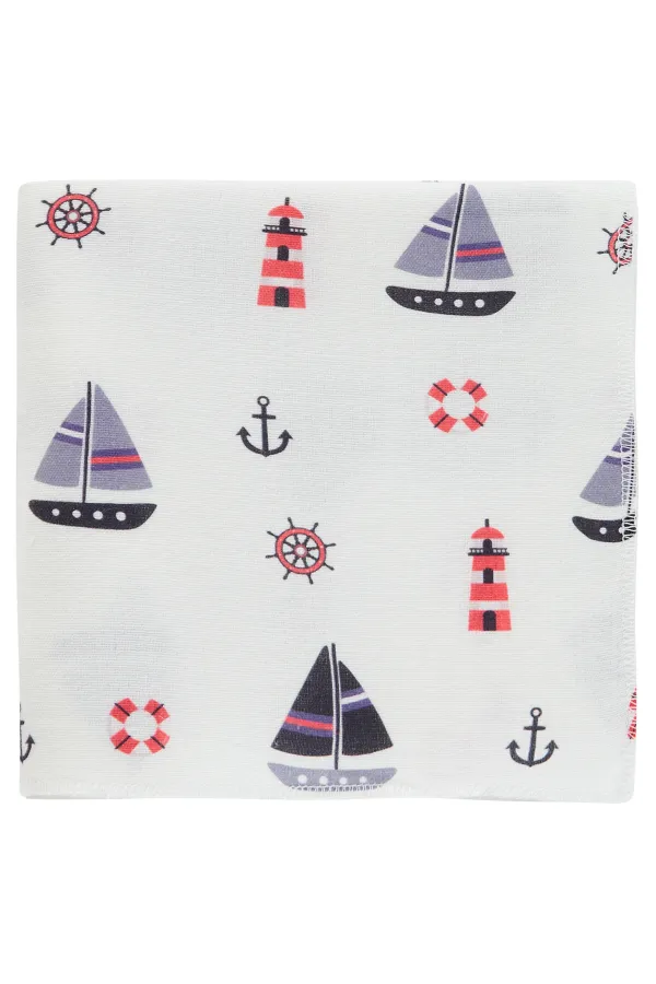 Baby Blanket and Swaddle Set 0-24 Months White - Package