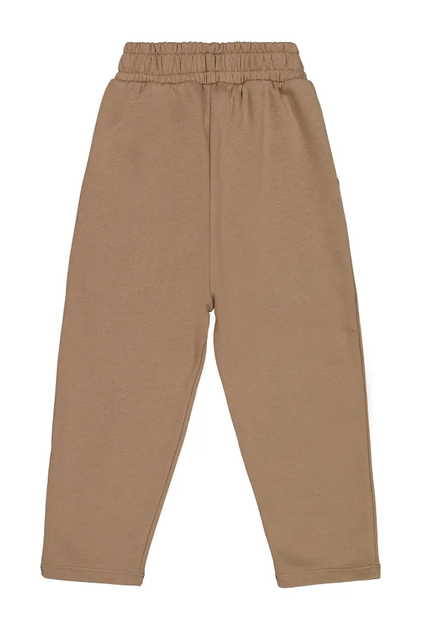 Pantalon garçon 6-9 ans marron - Emballage
