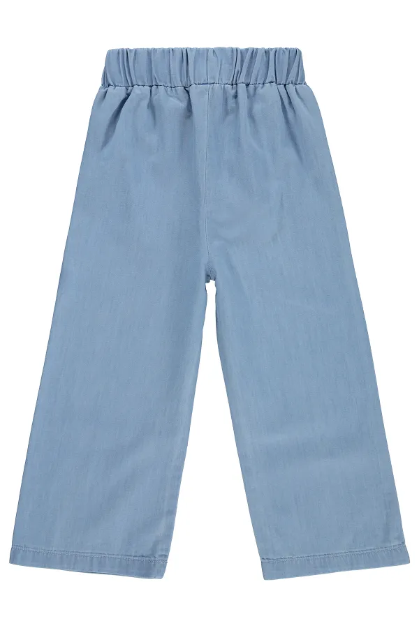 Kız Çocuk Pantolon 2-5 Yaş Mavi - Paket