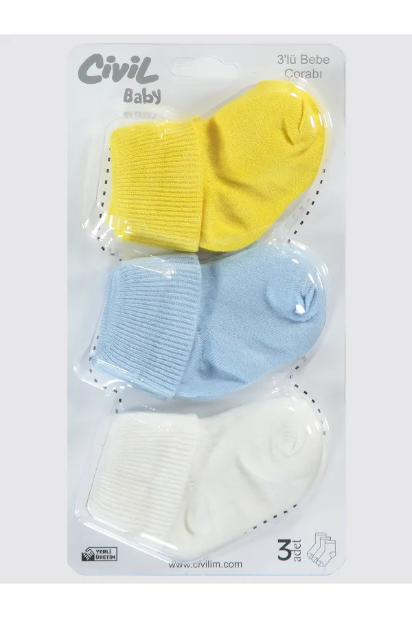 Lot de chaussettes bébé 0-24 mois - Taille standard