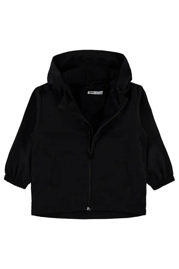 Erkek Çocuk Yağmurluk 2-5 Yaş Siyah - Paket