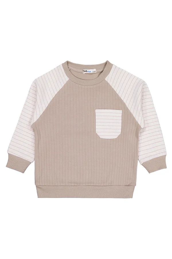 Boy Sweatshirt 2-5 Years Mink - Package