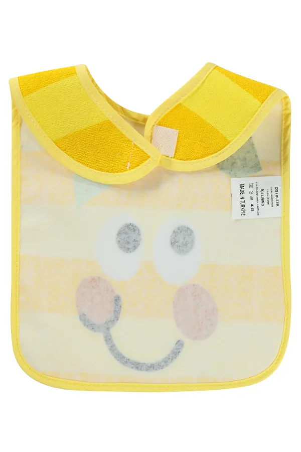 Bavoir bébé jaune 0-24 mois - Emballage