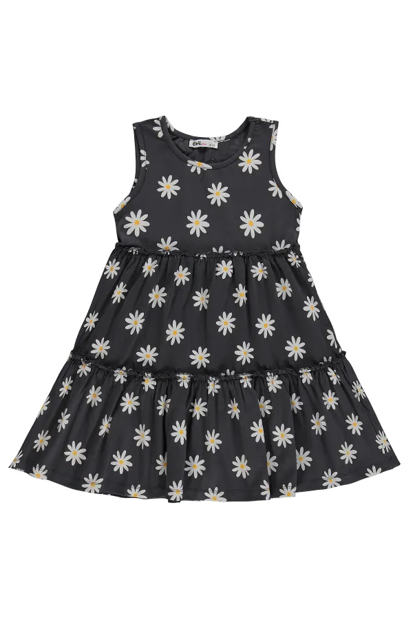 Girls' Jumpsuit and Dress, Ages 6-9, Anthracite - Package