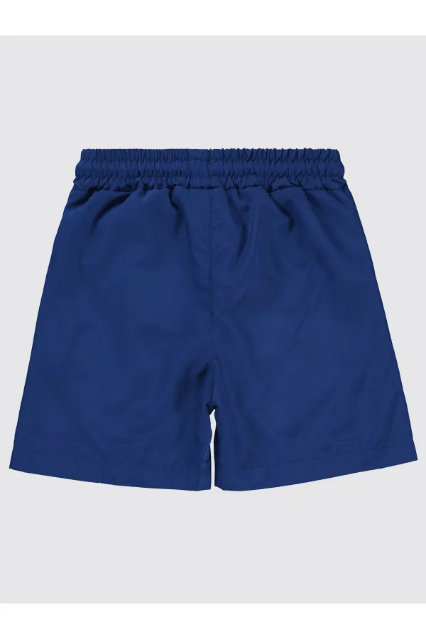 Erkek Çocuk Deniz Şort 10-13 Yaş Saks - Paket