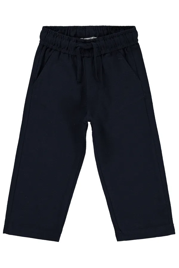Boys' Trousers, Ages 2-5, Navy Blue - Pack