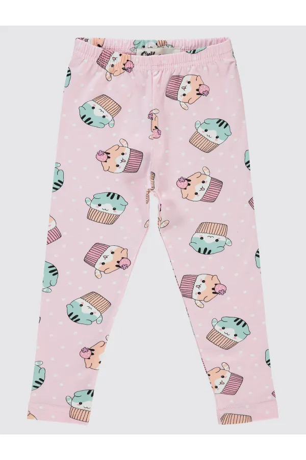 Girl's Tights 2-5 Years Pink - Package