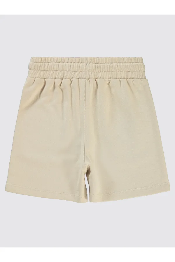 Shorty garçon 10-13 ans couleur pierre - Emballage