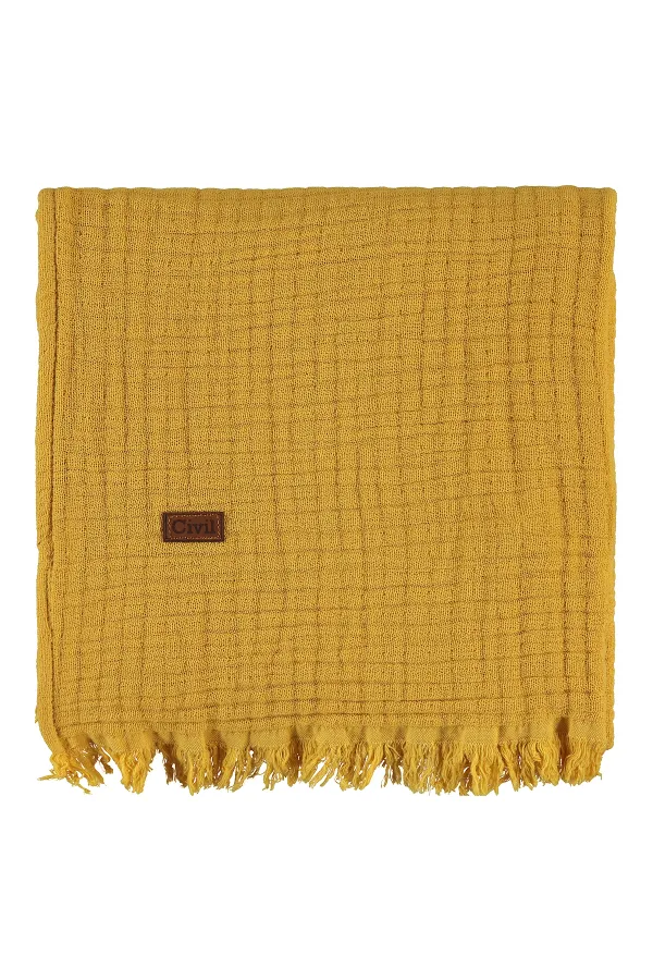 Bebek Battaniye ve Kundak 0-24 Ay Hardal - Paket