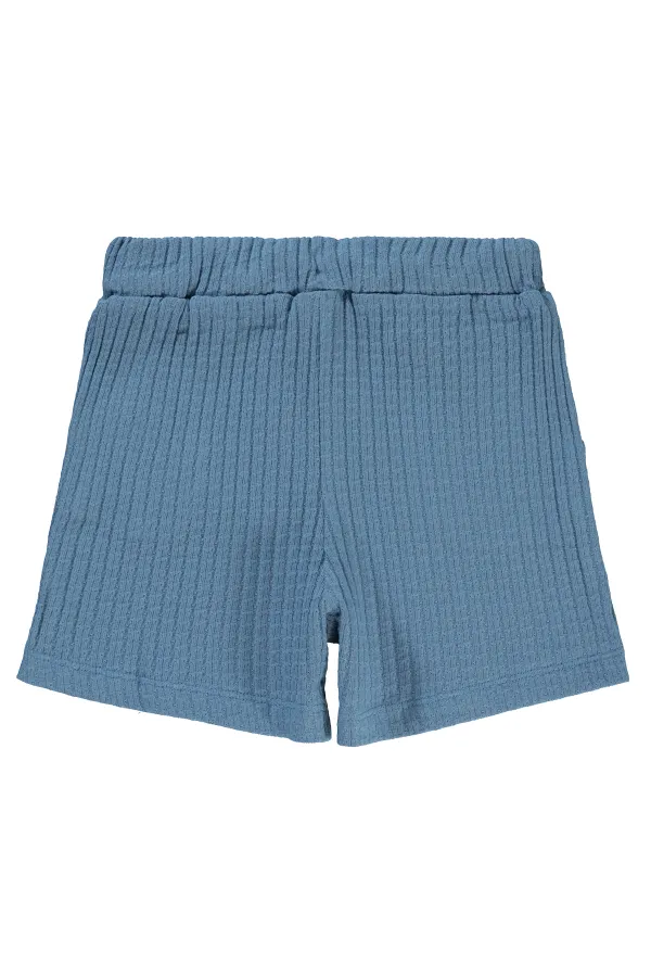 Kız Çocuk Şort 6-9 Yaş Element Mavisi - Paket