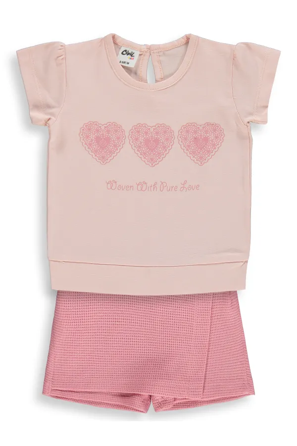 Baby Outfit 0-24 Months Salmon - Pack