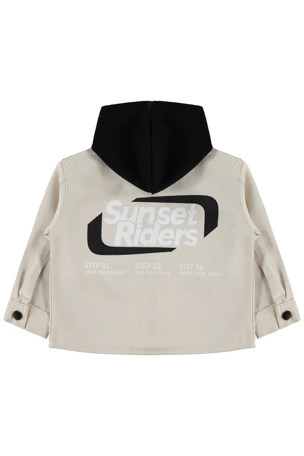 Boys' Shirt, Ages 2-5, Dark Stone Color - Package