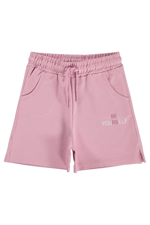 Short pour fille, 10-13 ans, rose foncé - Lot
