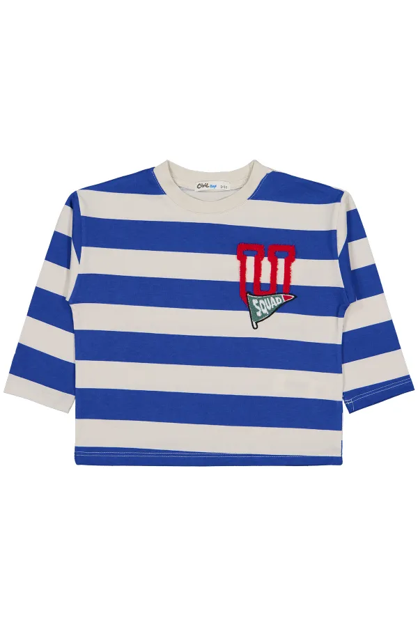 Boy Sweatshirt 2-5 Years Old Stone Color - Pack