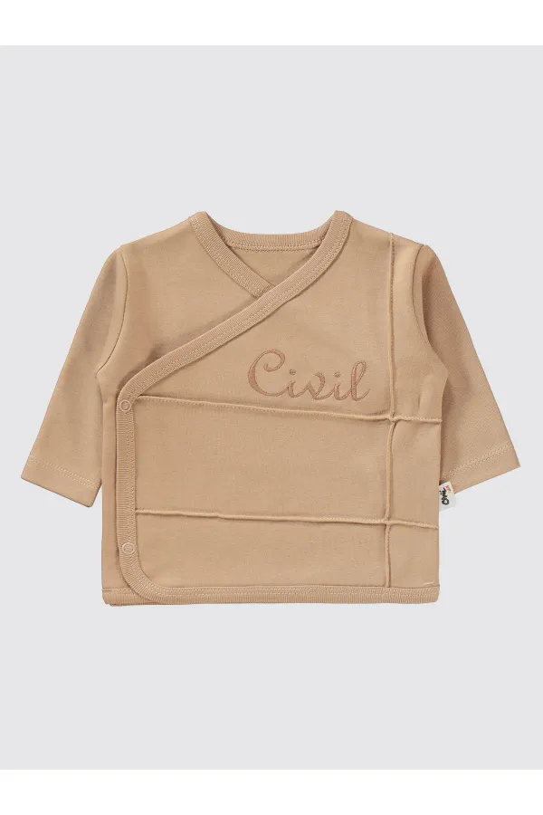 Ensemble de body bébé 0-24 mois beige - Emballage