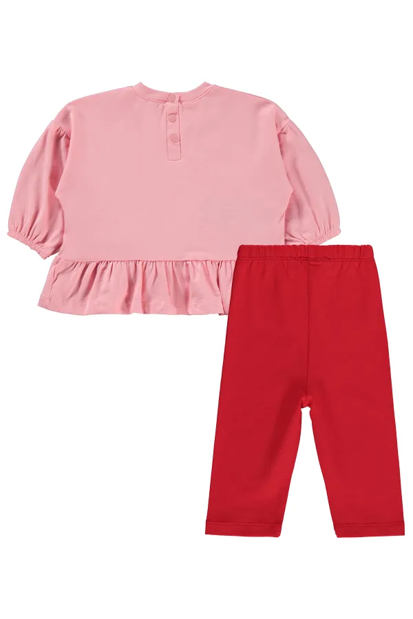 Bebek Takım 6-18 Ay Bebe Pembe - Paket