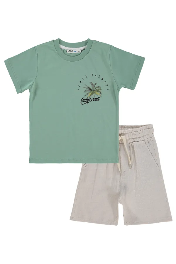 Boys' Team Set 2-5 Years Old, Light Green - Pack