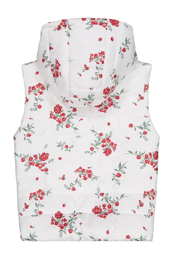 Kız Çocuk Yelek 6-9 Yaş Ekru - Paket