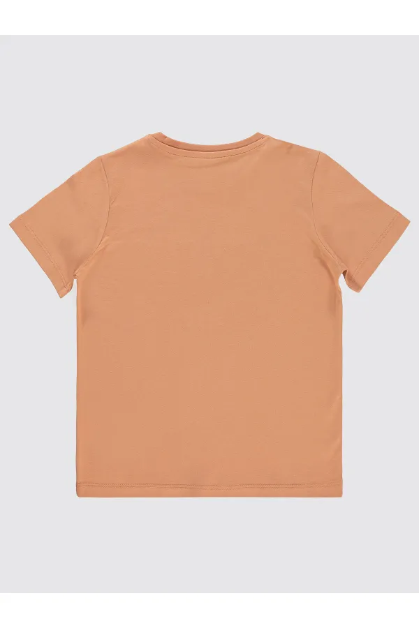 T-shirt garçon 6-9 ans - Motif carreaux - Emballage