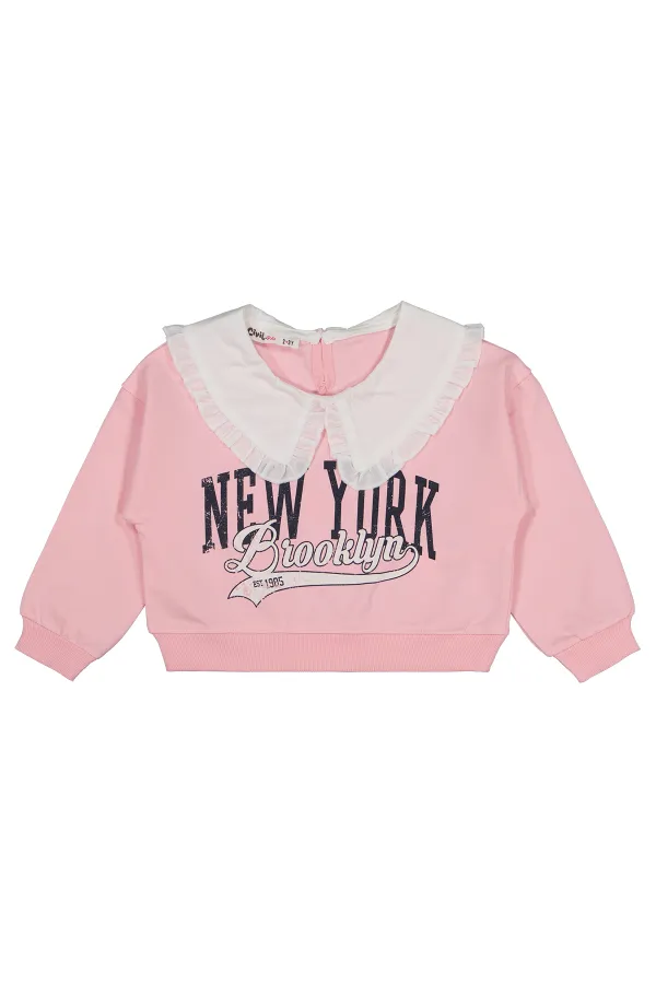 Girl's Sweatshirt 2-5 Years Pink - Package
