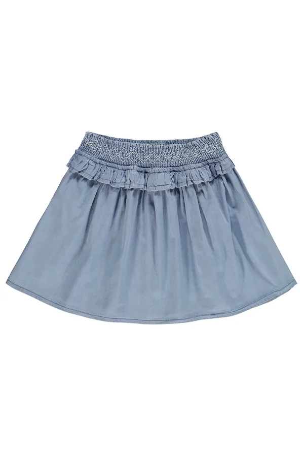 Kız Çocuk Etek 2-5 Yaş Mavi - Paket