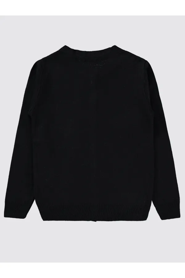 Gilet noir pour fille de 10 à 13 ans - Emballage