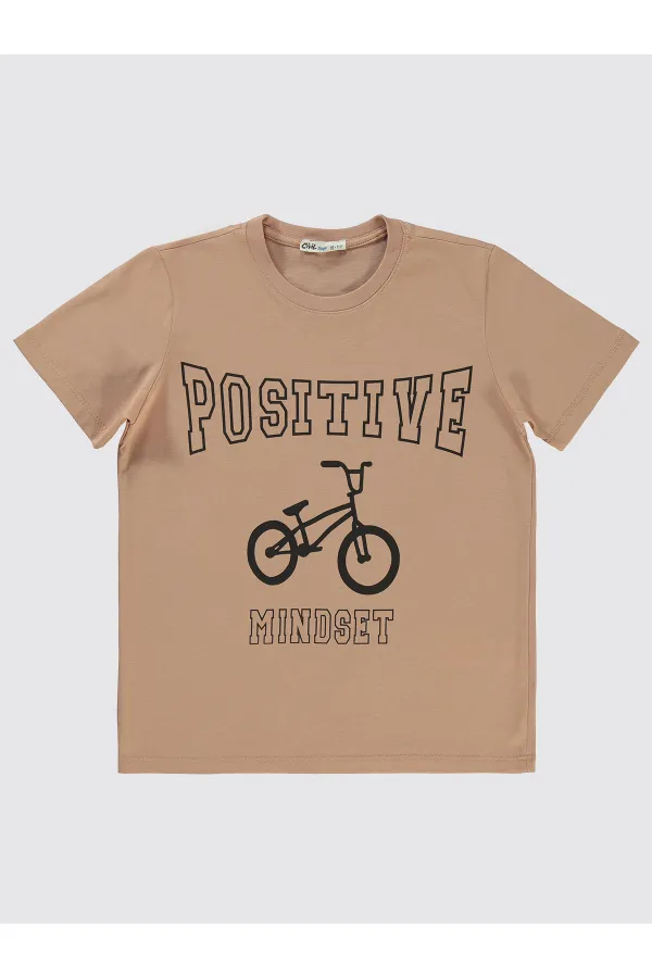 Boys T-Shirt 10-13 Years Mink - Package