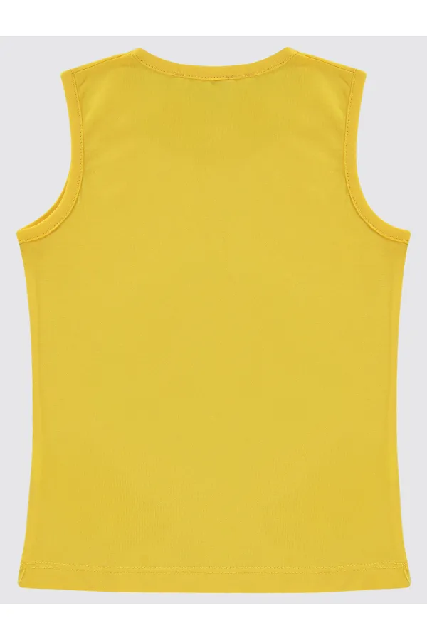 T-shirt jaune pour garçon de 2 à 5 ans - Emballage