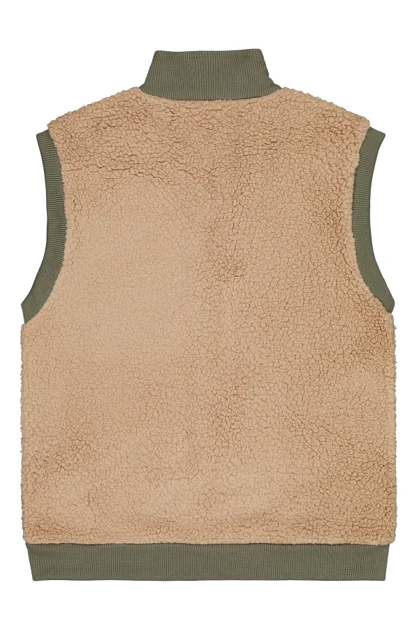 Erkek Çocuk Yelek 6-9 Yaş Haki - Paket