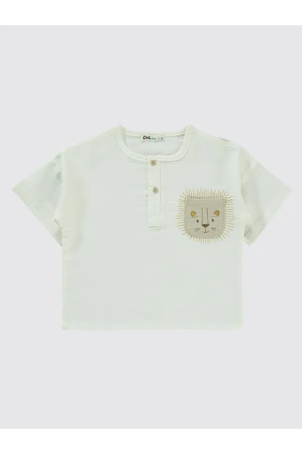 Erkek Çocuk Takım 2-5 Yaş Bej - Paket