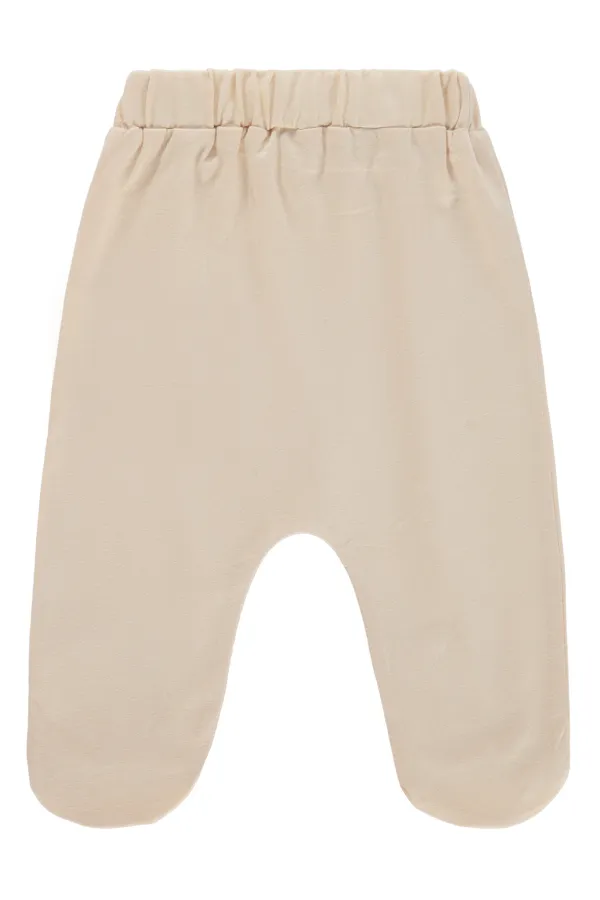 Combinaison bébé simple pour bébé de 0 à 24 mois, couleur beige - Lot