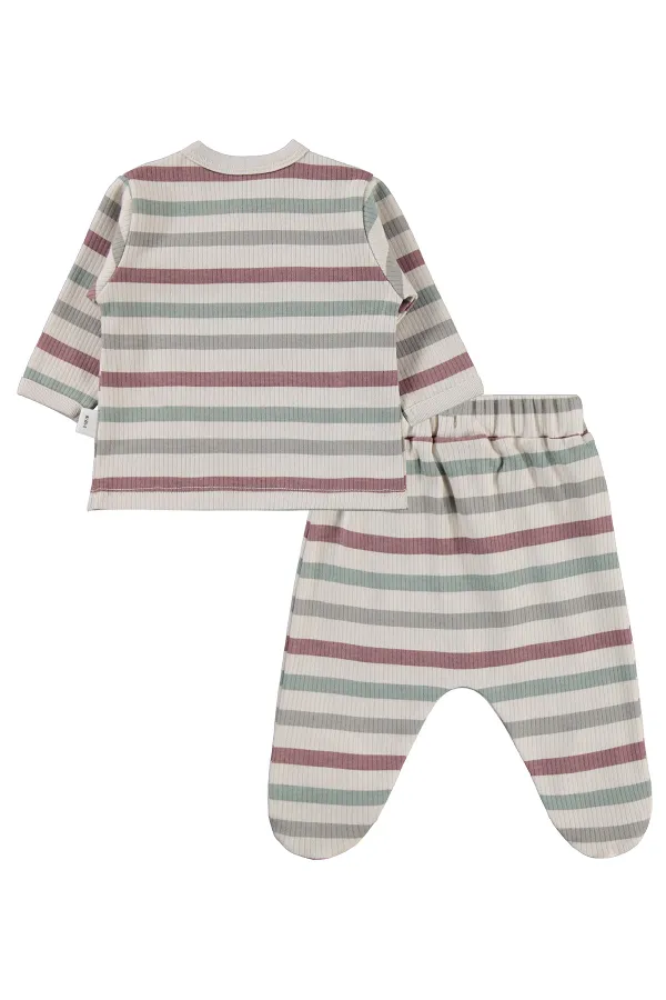 Baby Bodysuit Sets 0-24 Months Stone Color - Package