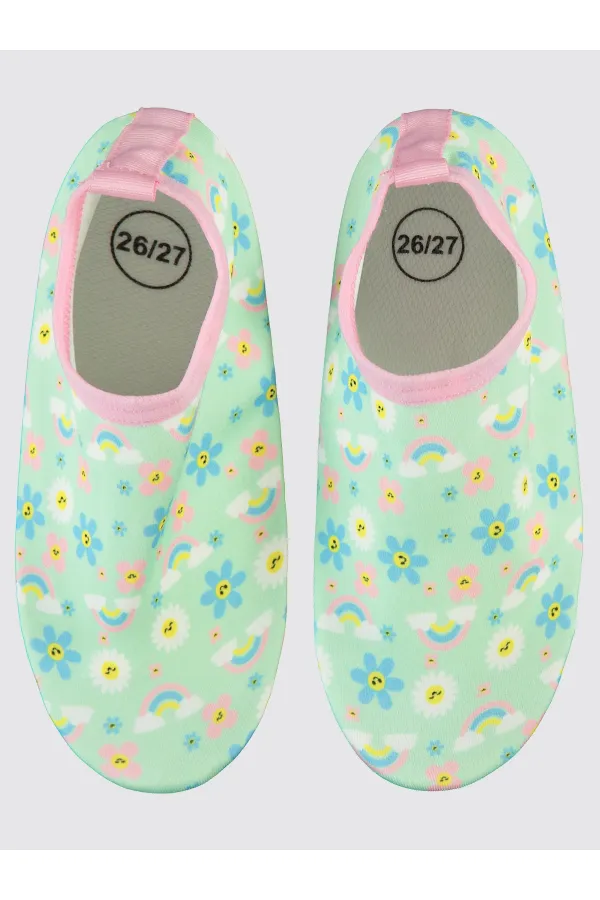 Kız Çocuk Deniz Ayakkabısı 26-30 Numara Mint - Paket