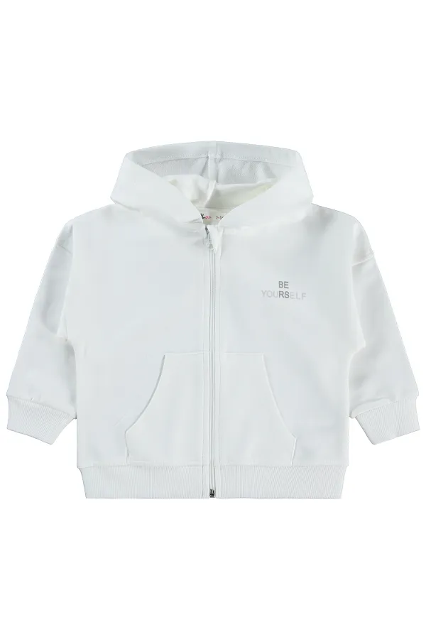 Gilet pour fille, 2-5 ans, blanc cassé - Emballage