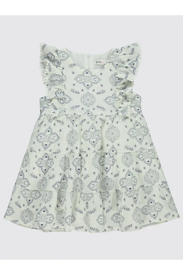 Kız Çocuk Jile ve Elbise 2-5 Yaş Lacivert - Paket