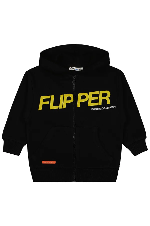 Erkek Çocuk Hırka 2-5 Yaş Siyah - Paket