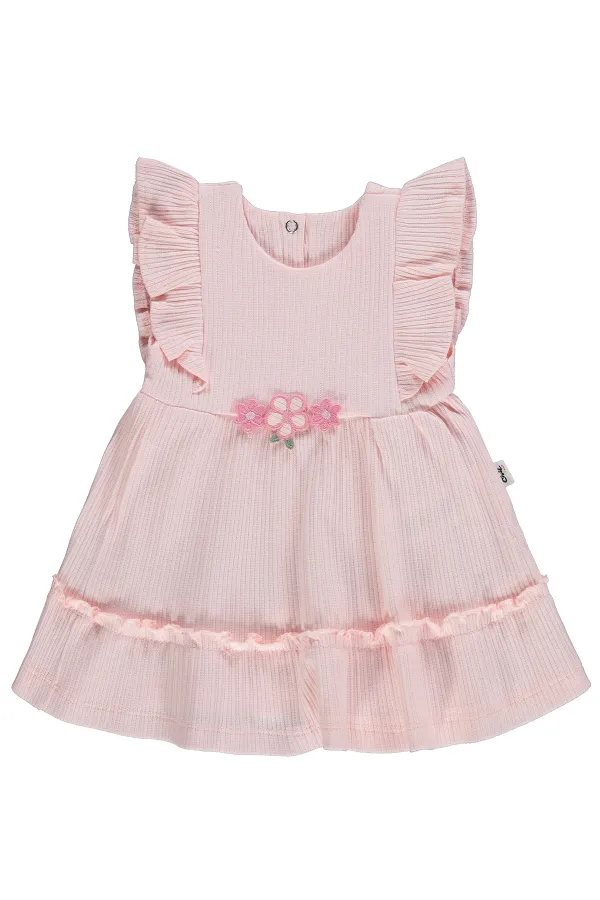 Combinaison et robe bébé rose 0-24 mois - Emballage
