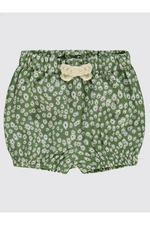 Baby Shorts 0-24 Months Green - Package