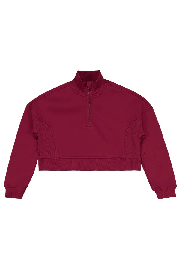 Ensemble de survêtement pour fille 10-13 ans, bordeaux - Emballage