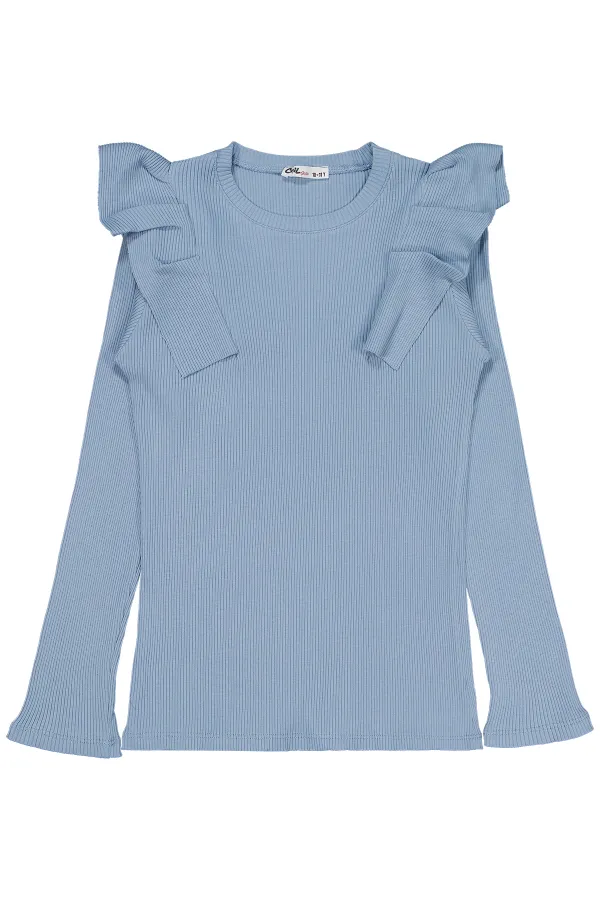 Girl's Sweatshirt 10-13 Years Blue - Package