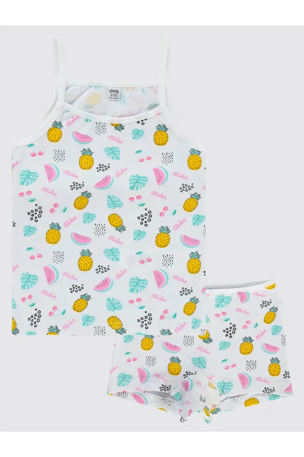 Ensemble de sous-vêtements pour filles de 2 à 9 ans - Standard
