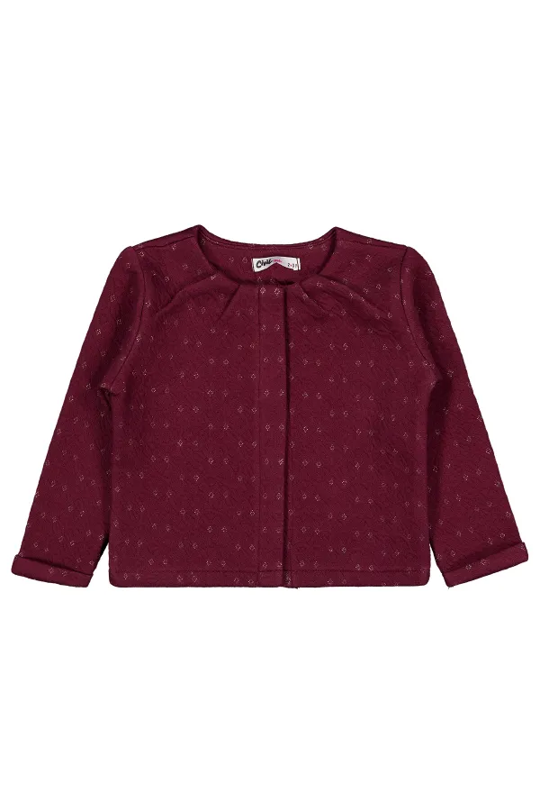 Gilet rouge pour fille de 2 à 5 ans - Emballage