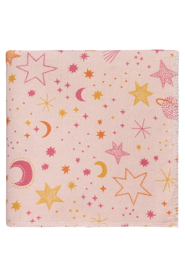 Couverture et lange pour bébé 0-24 mois rose poudré - Lot