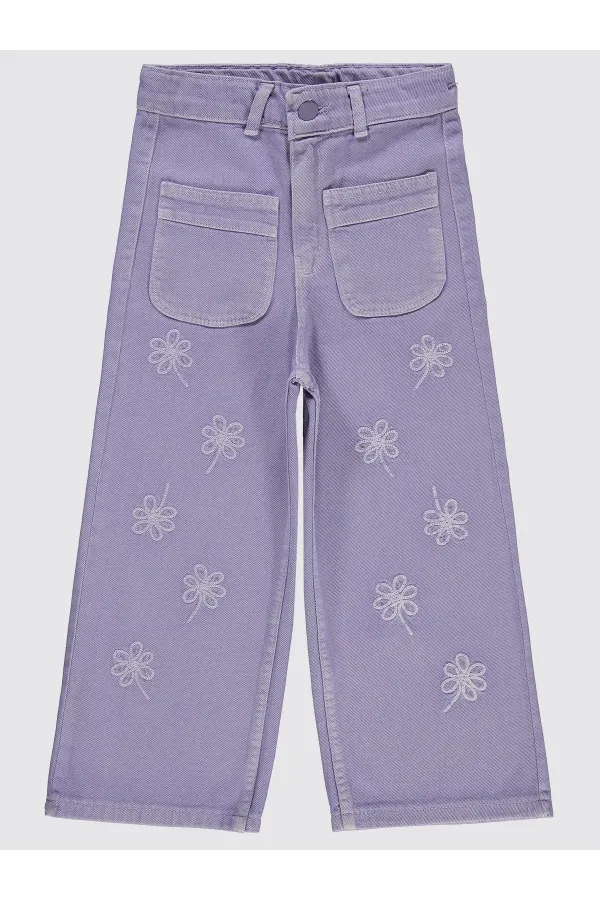 Girls Trousers 6-9 Years Lilac - Package