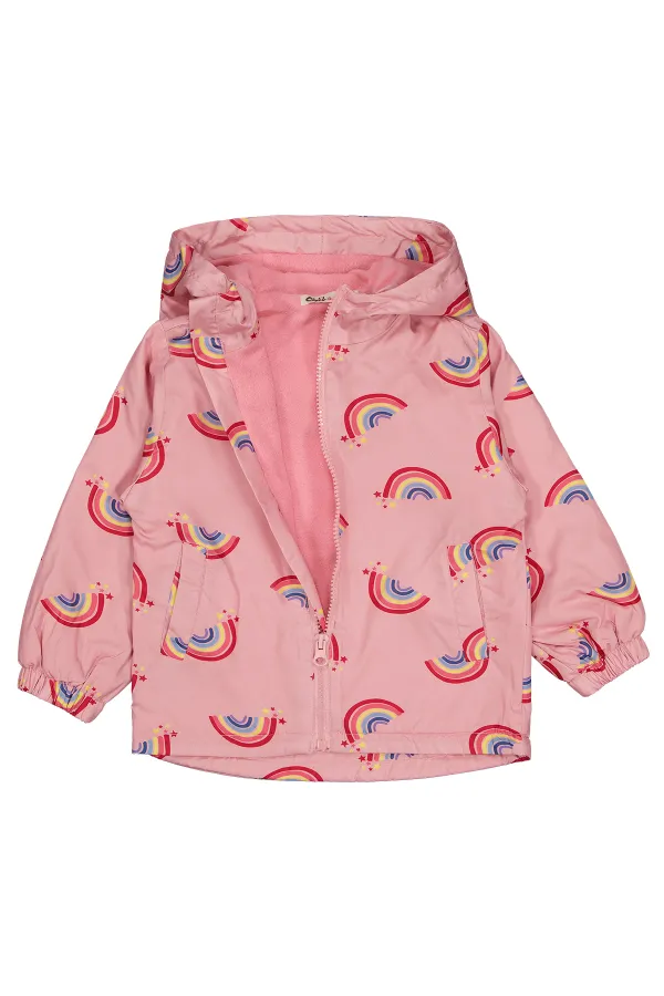 Kız Çocuk Yağmurluk 2-5 Yaş Pembe - Paket